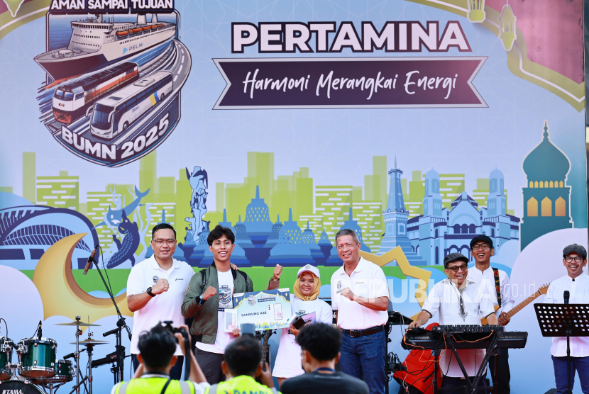 PT Pertamina (Persero) memberangkatkan 5.000 pemudik untuk berlebaran di kampung halaman, melalui program Mudik Gratis Pertamina 2025.