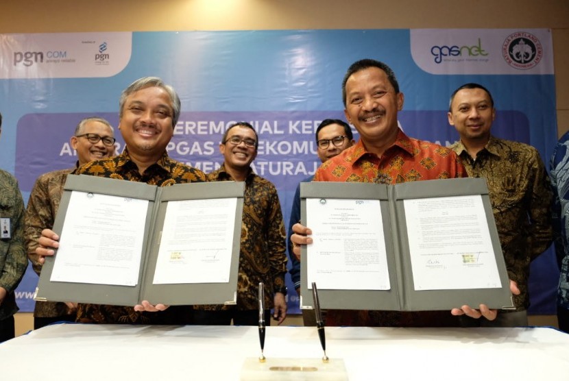 PT PGN Telecommunication Nusantara (PGASCOM) menjalin kerjasama dengan PT Semen Baturaja (Persero) Tbk. (SMBR).