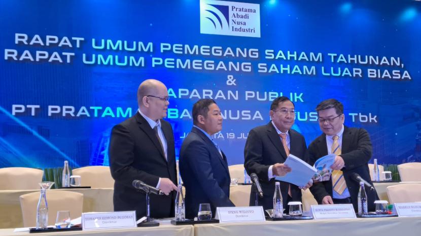 PT Pratama Abadi Nusa Industri Tbk (PANI) menggelar Rapat Umum Pemegang Saham (RUPS) tahun buku 2022, Senin (19/6/2023). 