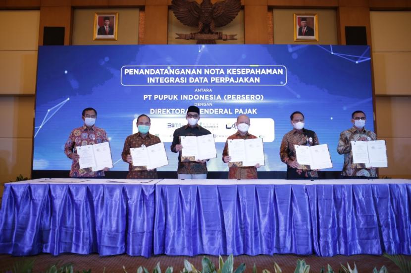 PT Pupuk Indonesia (Persero) terus memperkuat kerja sama dengan Direktorat Jenderal Pajak (DJP) Kementerian Keuangan melalui sistem Integrasi Data Perpajakan. 