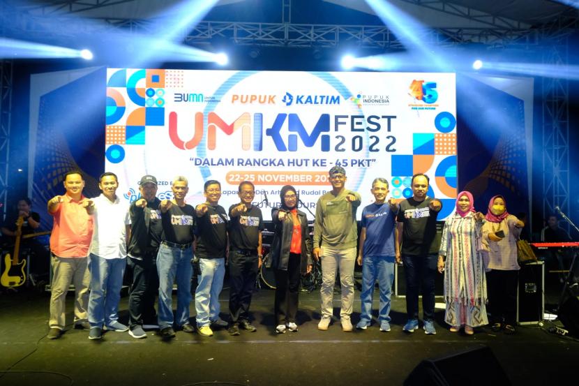  PT Pupuk Kalimantan Timur (Pupuk Kaltim) atau PKT mendukung pengembangan UMKM lokal dan pemulihan ekonomi pascapandemi lewat Festival UMKM 2022 di Lapangan Den Arhanud 002, Bontang, Kalimantan Timur, pada Selasa (22/11/2022) hingga Jumat (25/11/2022).
