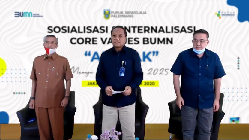 PT Pupuk Sriwidjaja Palembang (Pusri) secara resmi mengikrarkan AKHLAK sebagai core values perusahaannya.