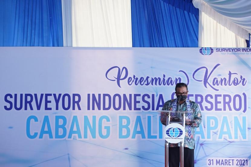 PT Surveyor Indonesia meresmikan kantor baru Cabang Balikpapan, Kalimantan Timur, Rabu (31/3).