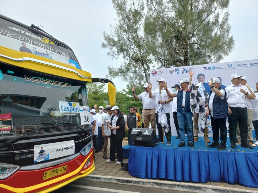  PT Taspen (Persero) menggelar Mudik Bersama Taspen Tahun 2023. 