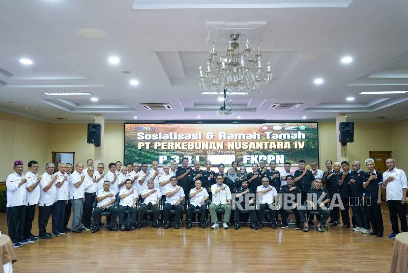 PTPN IV bersilaturahmi dengan P3RI dan FKPPN untuk mempererat tali kekeluargaan, di Medan, Senin (26/5/2025).