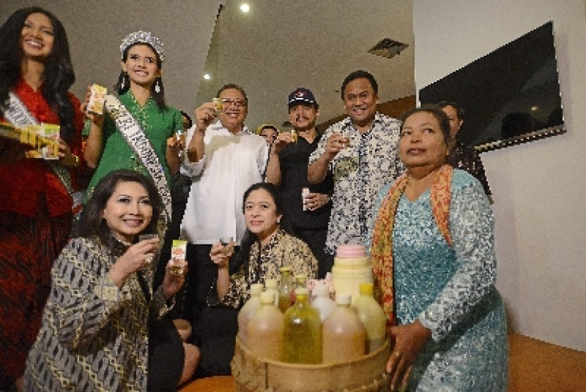 Puan Maharani paling suka jamu kunyit asam.