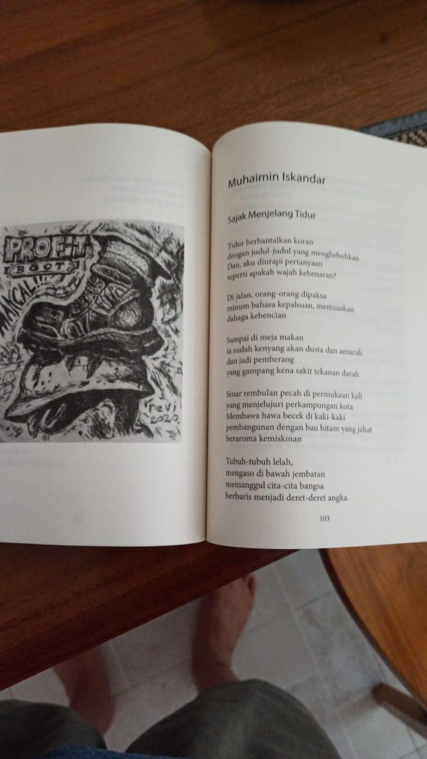 Puisi Muhaimin Iskandar dalam Antologi Darah Juang.