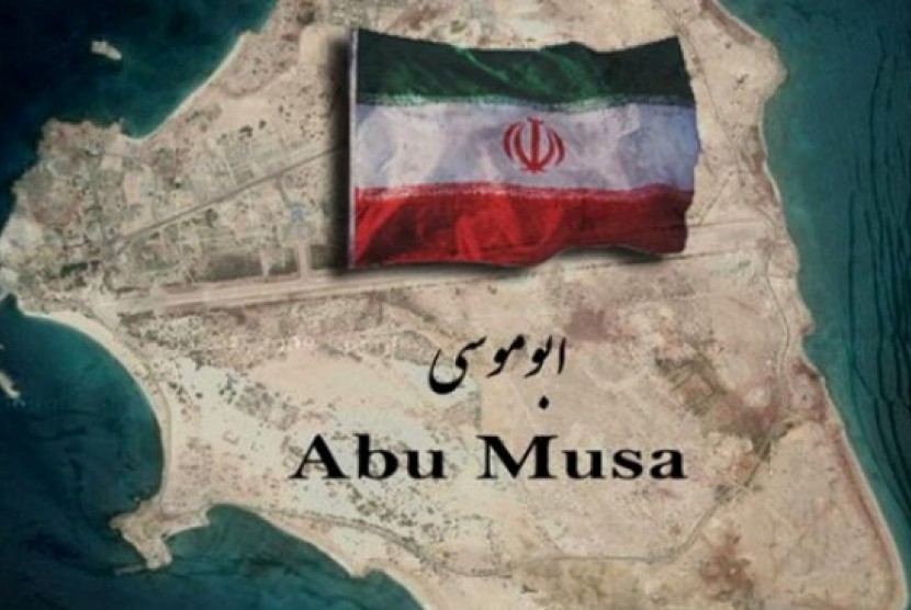 Pulau Abu Musa yang menjadi rebutan antara UEA dan Iran.