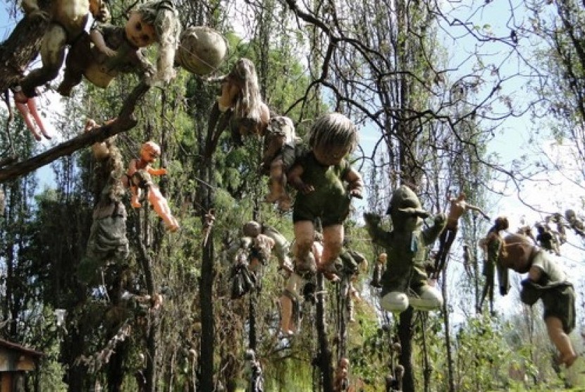 Pulau boneka di Meksiko