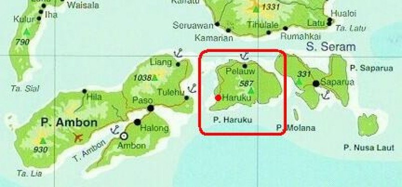 Pulau Haruku, ilustrasi