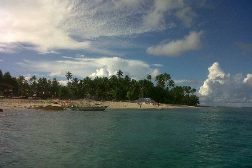 Pulau Miangas, pulau terdekat dengan pusat gempa di Sangihe Talaud.