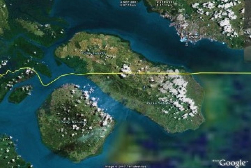 Pulau Sebatik, perbatasan Indonesia-Malaysia