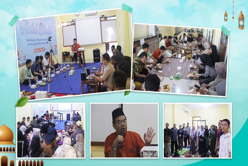 Puluhan Guru dan Alumni Klinik Pendidikan MIPA (KPM) melakukan halal bihalal di Kantor KPM Pusat, bertempat di Jalan Raya Laladon, Ciomas, Kabupaten Bogor pada hari Ahad (7/5/2023) lalu. 