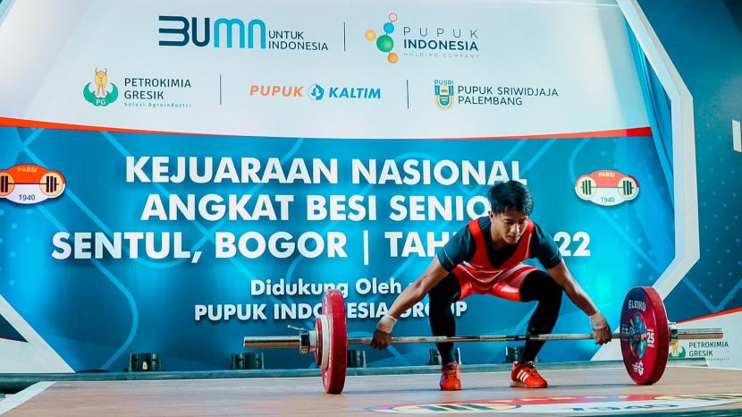 Pupuk Indonesia Grup kembali mendukung penyelenggaraan Kejuaraan Nasional (Kejurnas) Angkat Besi 2022.