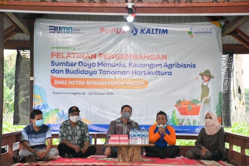 Pupuk Kalti menggelar pelatihan bagi para petani hortikultura di Kabupaten Kutai Kertanegara pada 21-22 Oktober.