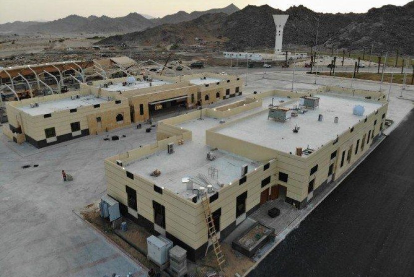 Pusat penerimaan haji atau terminal haji di kawasan Al-Nawariyah. 