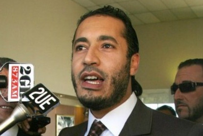 Putra mantan Presiden Libya Muammar Qadafi, Saad Qadafi.