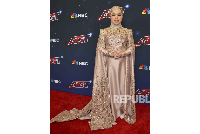 Putri Ariani arrives for a live broadcast of Americas Got Talent Season 18 on Tuesday, Sept. 5, 2023, in Pasadena, Calif. 