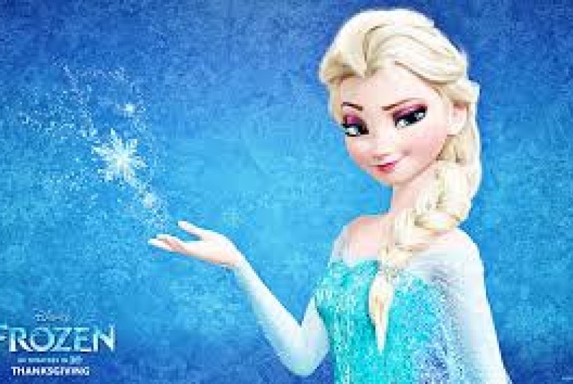 Putri Elsa dari kartun Frozen