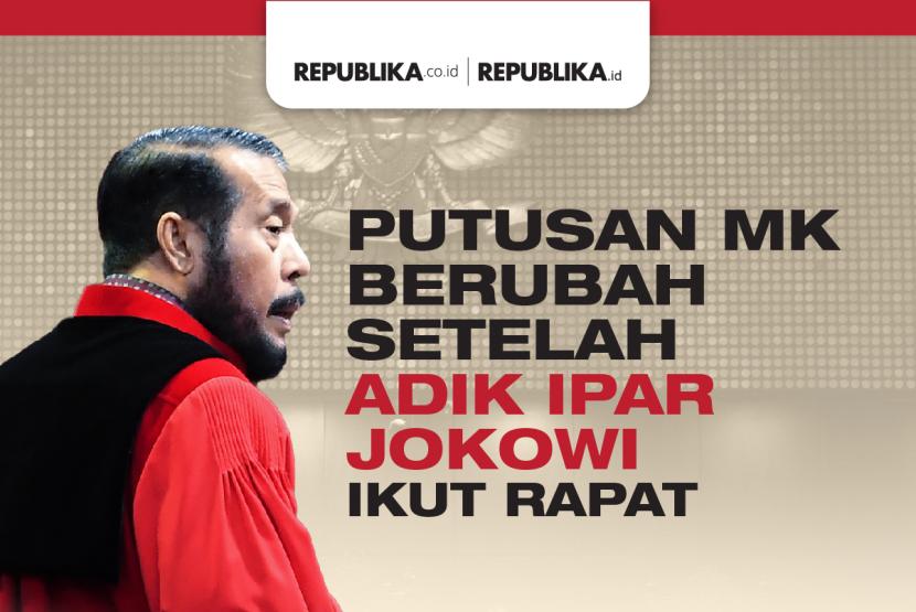 Putusan MK Berubah Setelah Adik Ipar Jokowi Ikut Rapat. FMD Reformasi sebut MK telah permainkan nasib rakyat lewat putusan sarat kepentingan.