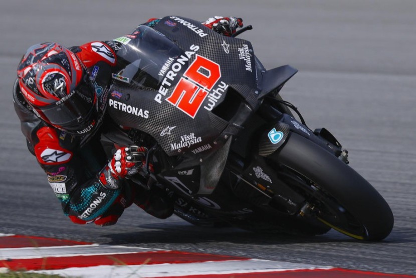 Pembalap tim Petronas Yamaha SRT, Fabio Quartararo.