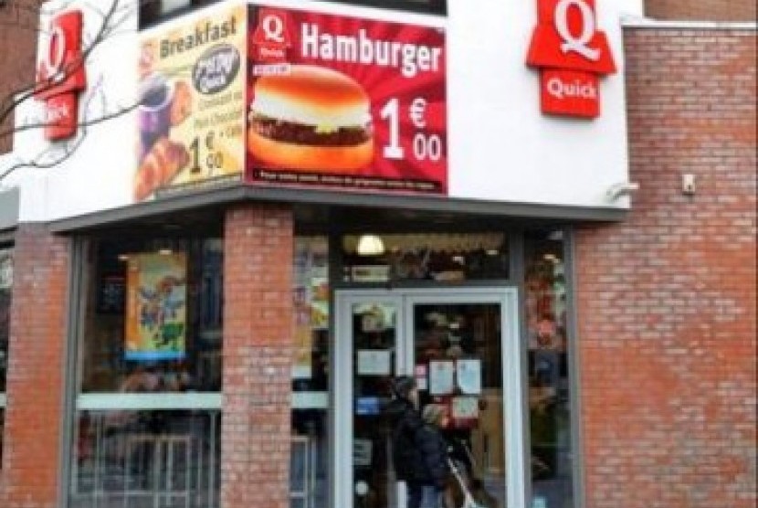 Destinasi Halal di Prancis. Quick, restoran cepat saji di Prancis yang menyajikan burger halal.