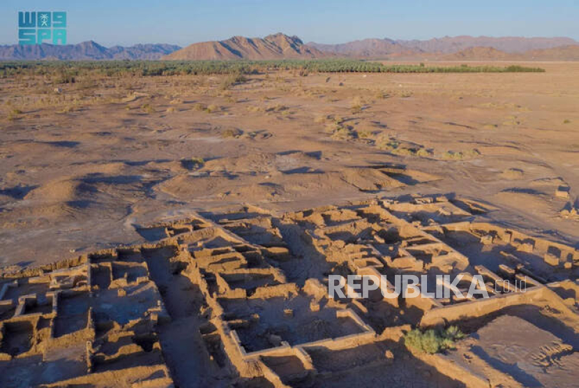 Qurh, sebuah kota kuno di kegubernuran Al Ula, Arab Saudi.