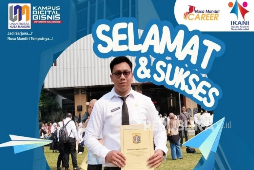 Raden Rivan Juando, lulusan Program Studi Sistem Informasi UNM berhasil lolos sebagai Calon Pegawai Negeri Sipil (CPNS) untuk posisi Penata Kelola Sistem & Teknologi Informasi di Dinas Pendidikan Provinsi DKI Jakarta.