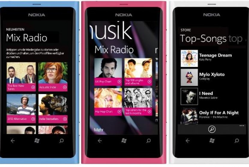 Radio Mix di line up Nokia