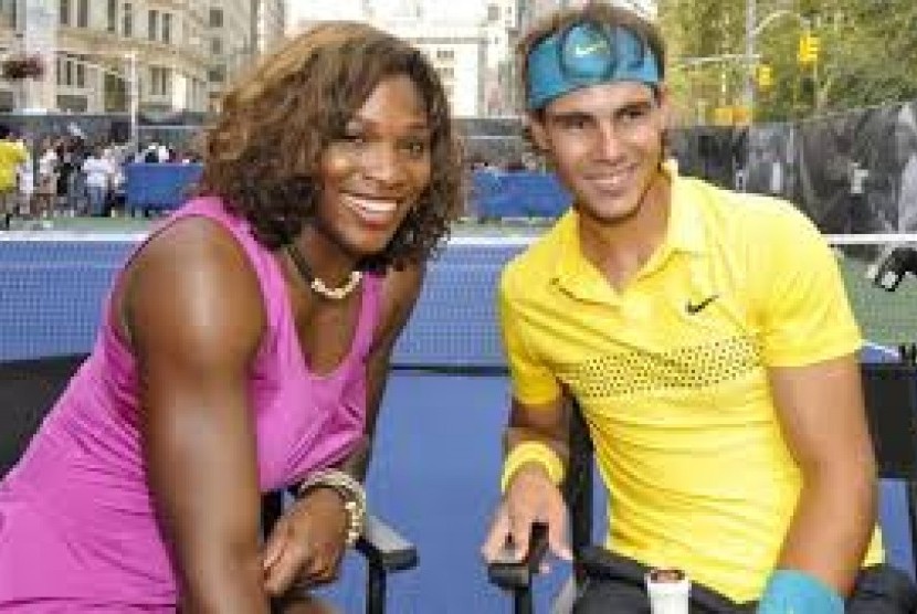 Rafael Nadal dan Serena Williams