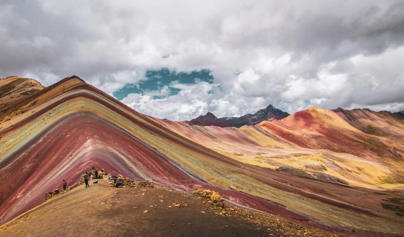 Rainbow Mountain di Peru