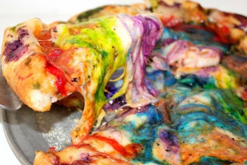 Rainbow Pizza