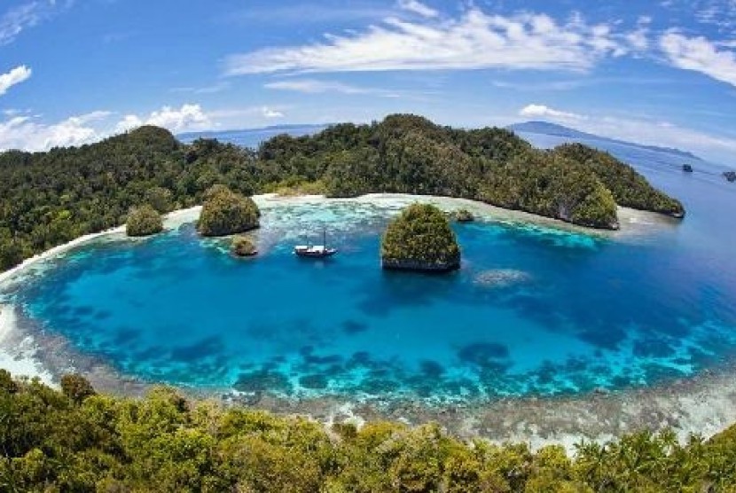 Raja Ampat meraih Trisakti Tourism Award Kategori Wisata Bahari. Ilustrasi.