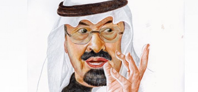 Raja Arab Saudi, Abdullah / Ilustrasi