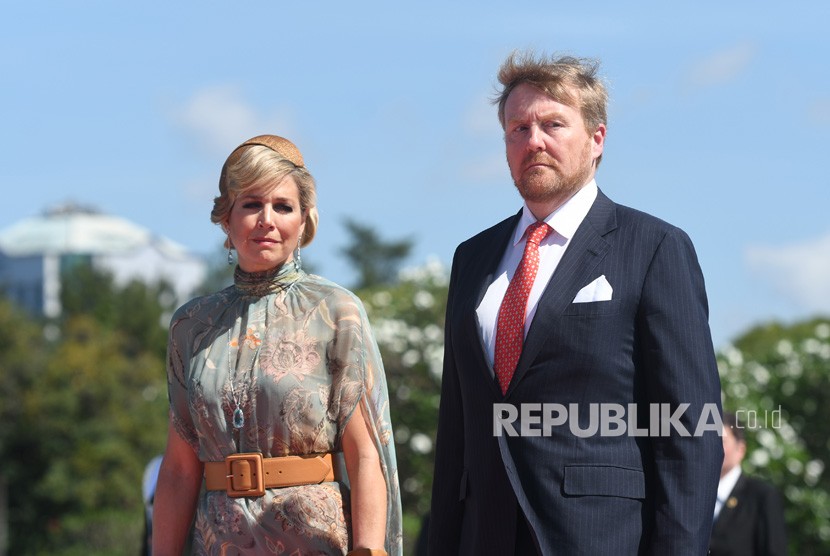 Raja Belanda Willem-Alexander (kanan) dan Ratu Maxima Zorreguieta Cerruti (kiri)