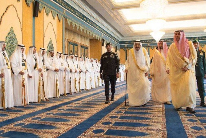 Raja Salam hadir dalam acara perayaan Idul Fitri.