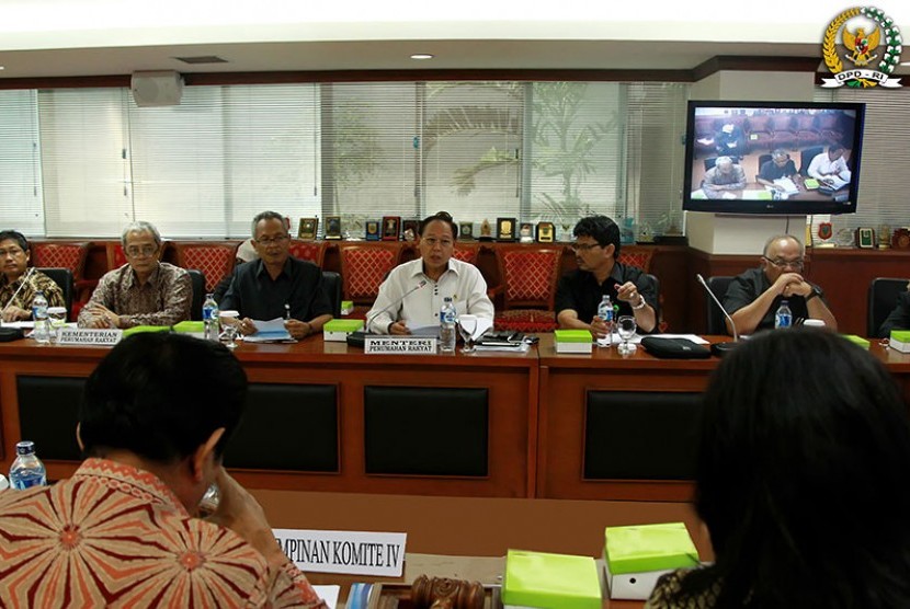   Raker Komite IV DPD RI dengan Kementerian Perumahan Rakyat di Jakarta, Rabu (5 JUNI 2013).