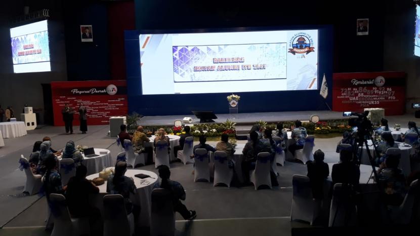 Rakernas Ikatan Alumni ITB digelar di Sabuga, Kota Bandung, Sabtu (18/12).