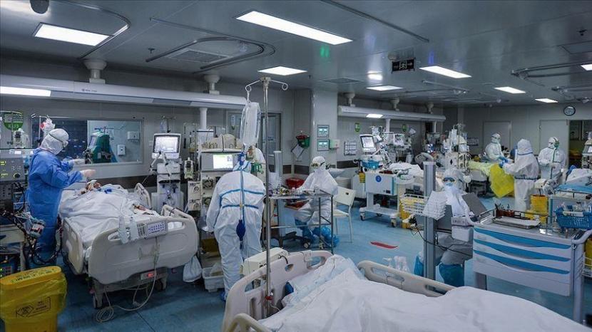 Ruang perawatan pasien Covid-19. (ilustrasi)