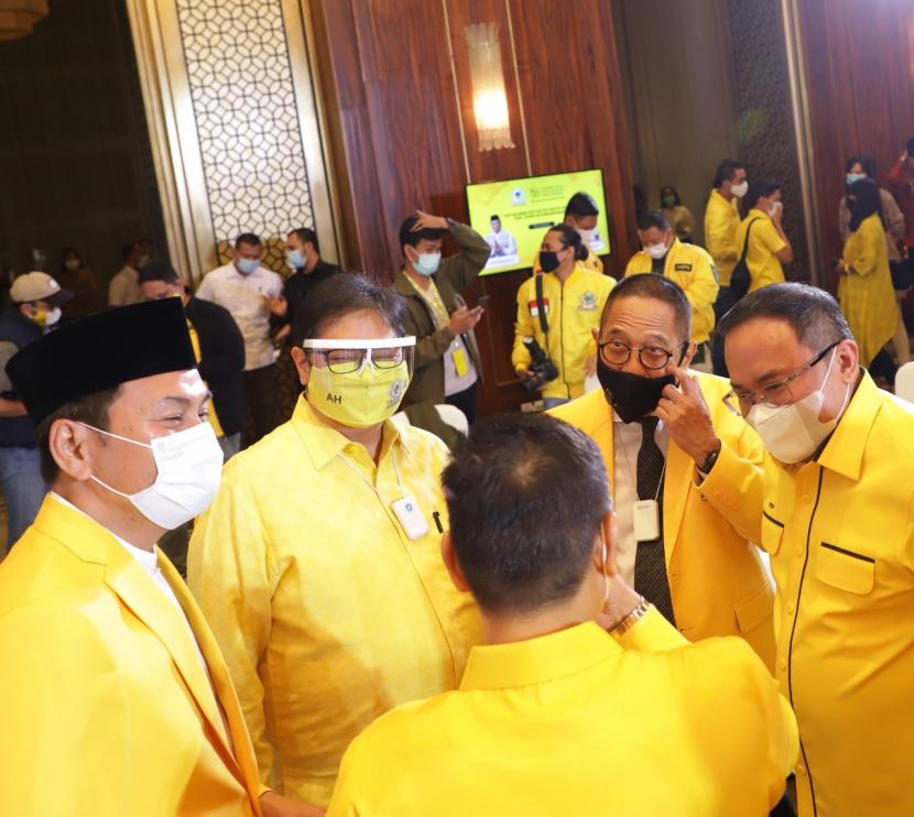 Rangkaian HUT Partai Golkar ke-56 Bupati Muba Dodi Reza Alex Noerdin, Rabu (21/10) bertempat di Hotel Four Season Jakarta.