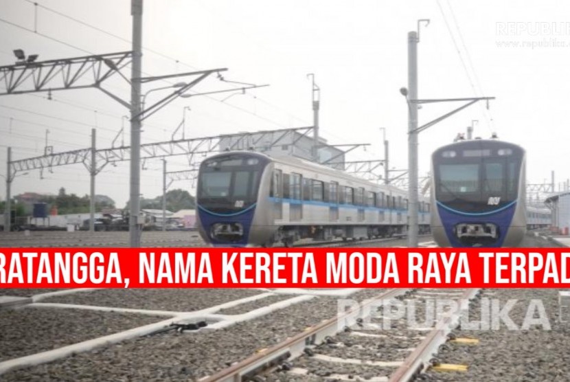 Rangkaian kereta Moda Raya Terpadu, MRT (ilustrasi)