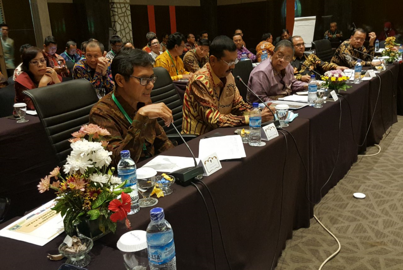 Rapat Forum IMT GT yang dipimpin langsung oleh Menteri Koordinator Bidang Perekonomian Darmin Nasution.