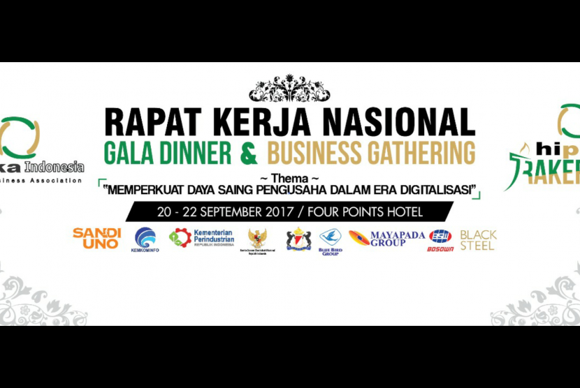Rapat Kerja Nasional 1 HIPKA PERIODE 2017-2022 yang digelar di Jakarta, 20-22 September 2017. 