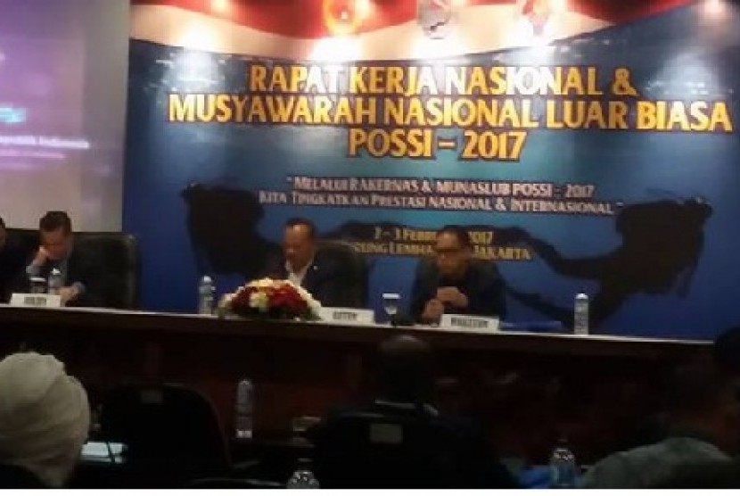 Rapat Kerja Nasional(Rakernas) dan Musyawarah Luar Biasa (Munaslub) Pengurus Olahraga Selam Seluruh Indonesia (POSSI) di Gedung Lemhamnas, 2-3 Februari.