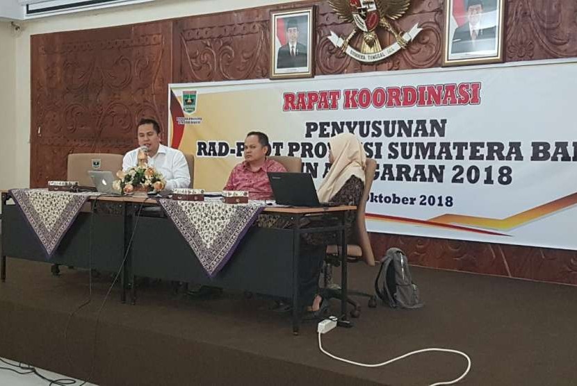 Rapat Koordinasi Penyusunan Rencana Aksi Daerah (RAD)-PPDT Provinsi Sumatra Barat TA 2018, (9/10).