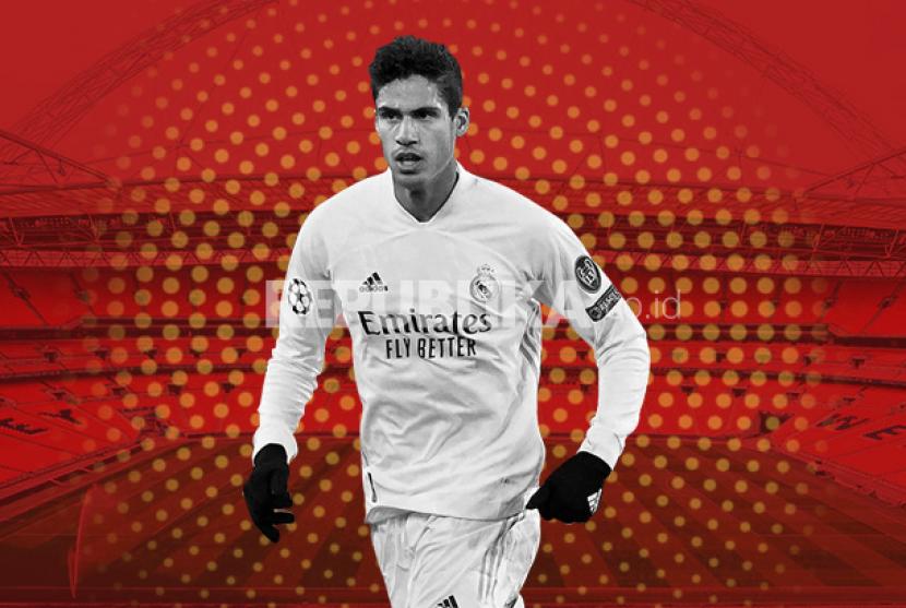 Bek Real Madrid Raphael Varane yang akan membela Manchester United musim depan.