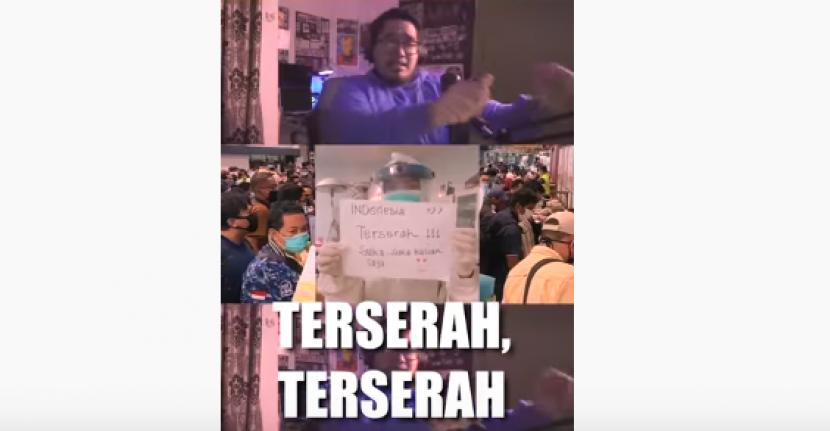 Rapper Willy Winarko dalam video klip Terserah yang tayang di kanal Youtube The Rap Up Indonesia.