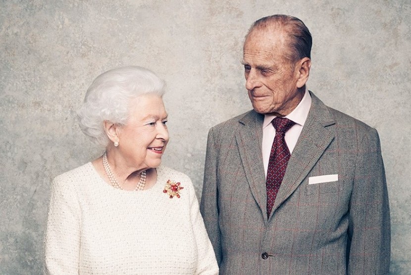 Ratu Elizabeth dan Pangeran Philip.
