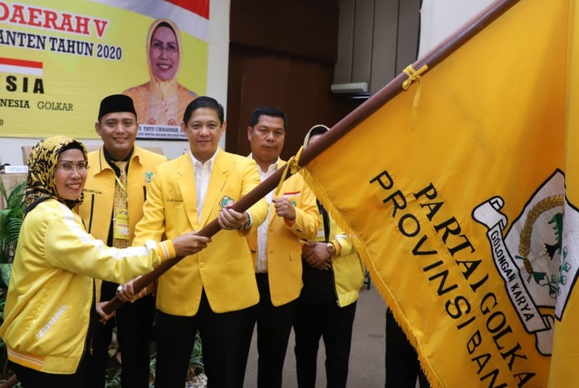 Ratu Tatu Chasanah kembali terpilih secara aklamasi sebagai Ketua DPD Partai Golkar Provinsi Banten dalam Musyawarah Daerah (Musda) V. 