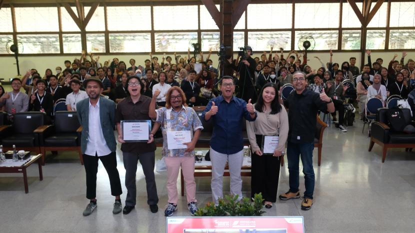 Ratusan mahasiswa dari berbagai kampus di Indonesia antusias mengikuti Workshop Series#4 Pertamina Muda.